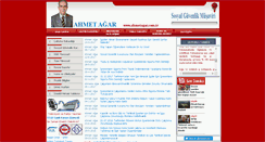Desktop Screenshot of ahmetagar.com